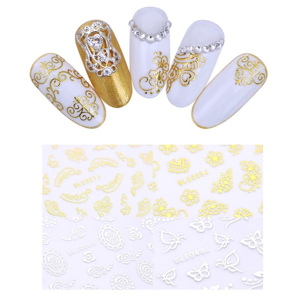 4 sheets gold sliver 3d nail sticker for diy tips flowers hearts butterfly stars cloud nail art transfer sticker decorations, Black
4 sheets gold sliver 3d nail sticker for diy tips flowers hearts butterfly stars cloud nail art transfer sticker decorations, Black