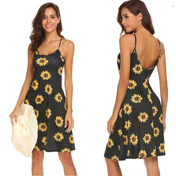 2018 New Women Sleeveless Sundress Summer Floral Printed High Waist Mini Dresses Sexy Strap Beachwear Customization
2018 New Women Sleeveless Sundress Summer Floral Printed High Waist Mini Dresses Sexy Strap Beachwear Customization