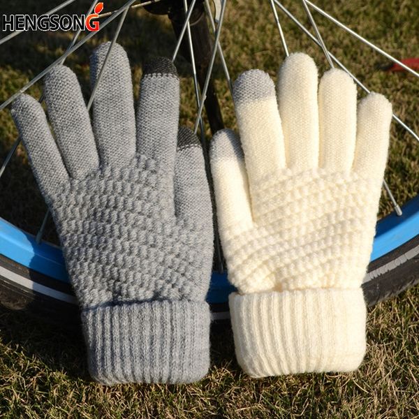 women keep warm winter knitted full finger gloves girl female solid color woolen gloves screen luvas mittens, Blue;gray
women keep warm winter knitted full finger gloves girl female solid color woolen gloves screen luvas mittens, Blue;gray
