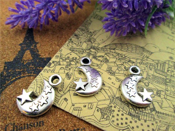 30pcs--21*14mm antique silver heavy version the moon and stars charms diy charms pendants, Bronze;silver
30pcs--21*14mm antique silver heavy version the moon and stars charms diy charms pendants, Bronze;silver