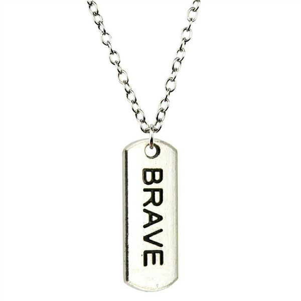 wysiwyg 5 pieces metal chain necklaces pendants hand made necklace men brave tag 21x8mm n2-b11780, Silver
wysiwyg 5 pieces metal chain necklaces pendants hand made necklace men brave tag 21x8mm n2-b11780, Silver