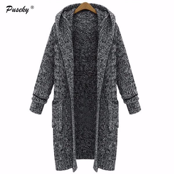 fashion women full sleeve with pockets outwear hooded black long cardigans sweater with hat winter warm knitted sweater coat, White;black
fashion women full sleeve with pockets outwear hooded black long cardigans sweater with hat winter warm knitted sweater coat, White;black