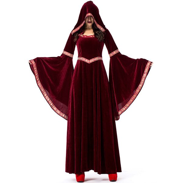 halloween party medieval costumes for women red medieval renaissance evening dresses vampire wizard fancy cosplay costume, Black;red
halloween party medieval costumes for women red medieval renaissance evening dresses vampire wizard fancy cosplay costume, Black;red