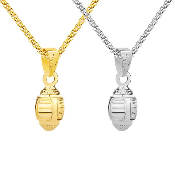 sporty necklace football pendant with chain stainless steel soccer necklace gold color men/women sport ball jewelry, Silver
sporty necklace football pendant with chain stainless steel soccer necklace gold color men/women sport ball jewelry, Silver