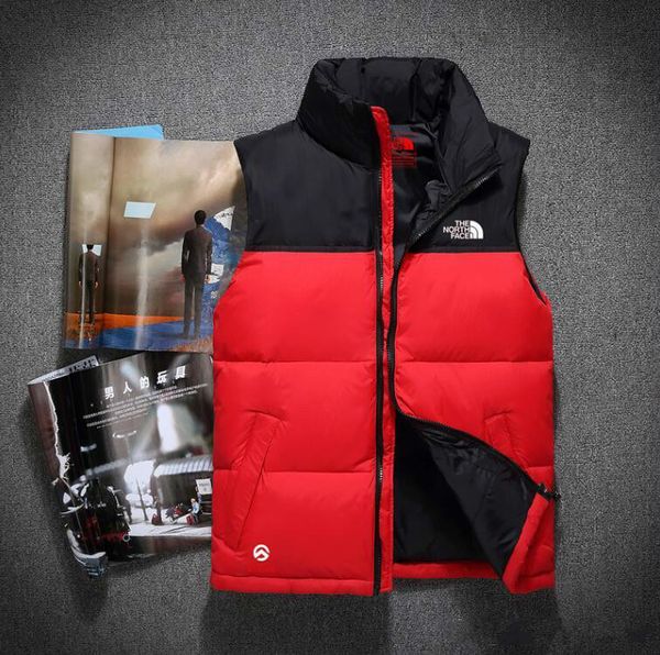 

Высокое качество зимние мужчины вниз толстовки Север куртки кемпинг ветрозащитный лыжный теплый вниз пальто открытый повседневная с капюшоном спортивная одежда лицо жилет