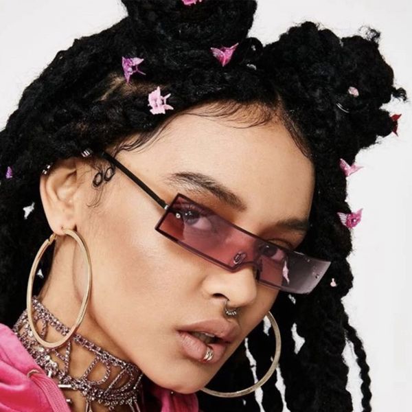 smal frame one piece sunglasses women brand colorful lens square sun glasses female gradient oculos mirror shades 5167 r, White;black
smal frame one piece sunglasses women brand colorful lens square sun glasses female gradient oculos mirror shades 5167 r, White;black