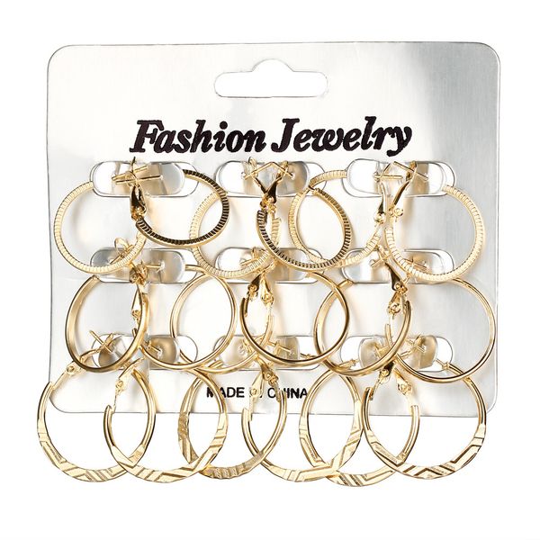9 pairs punk hoop earring set gold silver color small round circle statement women earrings fashion jewelry 2018 wholesale gift, Golden;silver
9 pairs punk hoop earring set gold silver color small round circle statement women earrings fashion jewelry 2018 wholesale gift, Golden;silver
