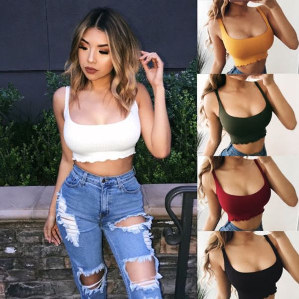 new 2018 summer women solid tank bustier bra vest crop bralette blouse singlet short tanks, White
new 2018 summer women solid tank bustier bra vest crop bralette blouse singlet short tanks, White