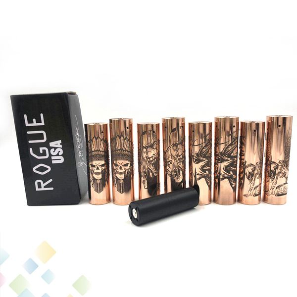 Rogue USA Mechanical Hydrid Mod Brass SS Copper Material For 18650 20700 Battery Vape Mods 4 Styles Ecig DHL Free
Rogue USA Mechanical Hydrid Mod Brass SS Copper Material For 18650 20700 Battery Vape Mods 4 Styles Ecig DHL Free