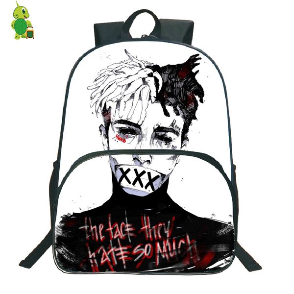 popular rapper xxxtentacion backpack school bags for teenagers students large capacity book bags women men daily backpack
popular rapper xxxtentacion backpack school bags for teenagers students large capacity book bags women men daily backpack