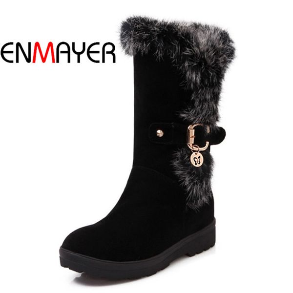 enmayer fashion winter warm woman boots black red snow boots round toe mid-calf buckle flock shoes for women
enmayer fashion winter warm woman boots black red snow boots round toe mid-calf buckle flock shoes for women