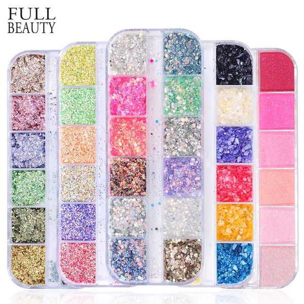12 grids mixed nail glitter mirror sugar sequin powder for uv gel flakes manicure tips nail art mermaid pigment ch097, Silver;gold
12 grids mixed nail glitter mirror sugar sequin powder for uv gel flakes manicure tips nail art mermaid pigment ch097, Silver;gold