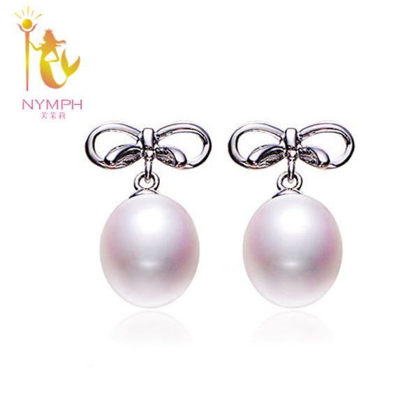 nymph romantic sweet pearl drop earrings elegant fine jewelry freshwater bow-knot for women girl daily 8-9mm e1088, Golden;silver
nymph romantic sweet pearl drop earrings elegant fine jewelry freshwater bow-knot for women girl daily 8-9mm e1088, Golden;silver