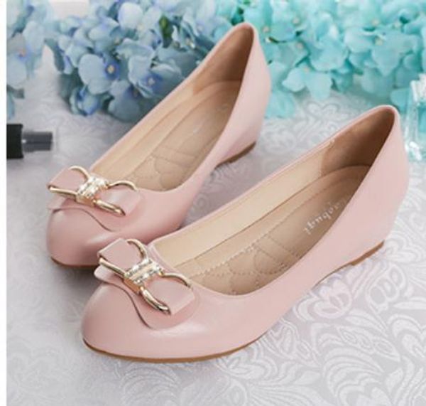 send 2018 new style spring and summer shallow mouth korean slope heel women single shoes, Black