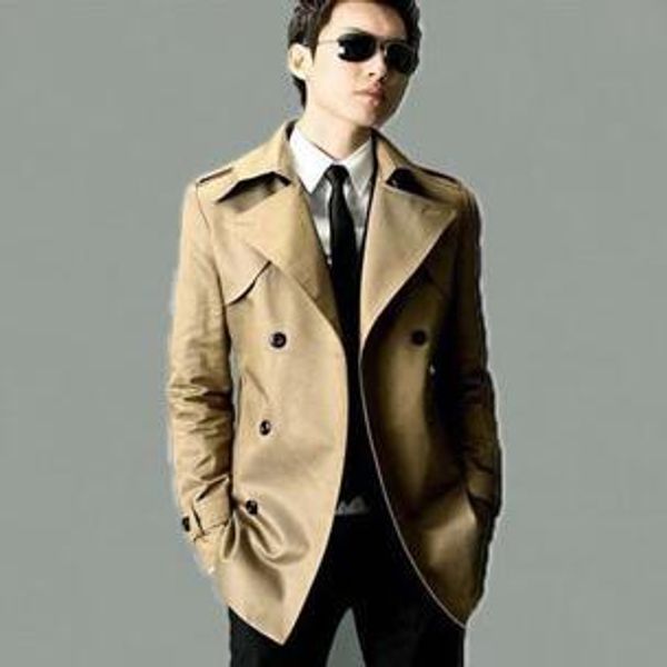 2018 autumn slim trench coat men british fashion double breasted mens trench coat overcoat plus size 8xl 9xl, Tan;black
2018 autumn slim trench coat men british fashion double breasted mens trench coat overcoat plus size 8xl 9xl, Tan;black