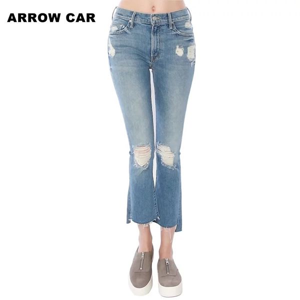 women denim pants hole denim flared trousers women's spring new jeans trousers europe and trend fashion women jeans, Blue
women denim pants hole denim flared trousers women's spring new jeans trousers europe and trend fashion women jeans, Blue