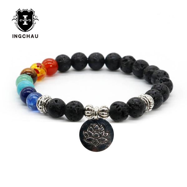 tibetan buddhism lava rock stone lotus bracelets men healing balance reiki 7 chakra bracelet buddha jewelry for women bd-11, Golden;silver
tibetan buddhism lava rock stone lotus bracelets men healing balance reiki 7 chakra bracelet buddha jewelry for women bd-11, Golden;silver