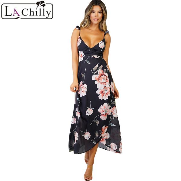 la chilly sommer kleid 2018 summer dresses bohemian black floral print strap detail mid-calf boho dress beach vestidos lc610236, Black;gray
la chilly sommer kleid 2018 summer dresses bohemian black floral print strap detail mid-calf boho dress beach vestidos lc610236, Black;gray