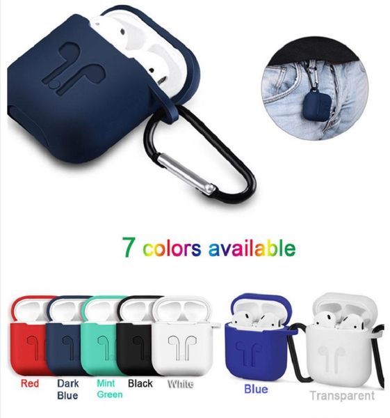 Single piece airpod ca e with trap protective ilicone cover with carabiner for apple iphone wirele earphone airpod acce orie
Single piece airpod ca e with trap protective ilicone cover with carabiner for apple iphone wirele earphone airpod acce orie