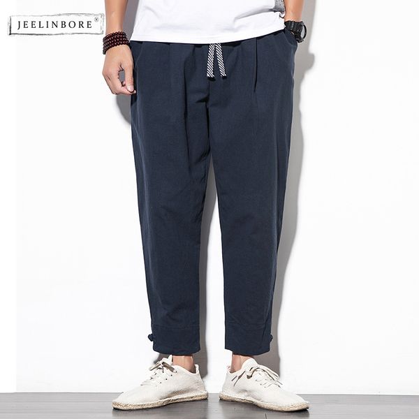 jeelinbore summer fashion chinese style man's casual flax pants pure cotton hip hop pantalon homme streetwear trousers men slim, Black
jeelinbore summer fashion chinese style man's casual flax pants pure cotton hip hop pantalon homme streetwear trousers men slim, Black