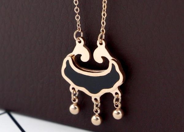 shell coins wishful life-long lock 18k rose gold gold necklace female clavicle short-chain girlfriend present life gift, Silver
shell coins wishful life-long lock 18k rose gold gold necklace female clavicle short-chain girlfriend present life gift, Silver