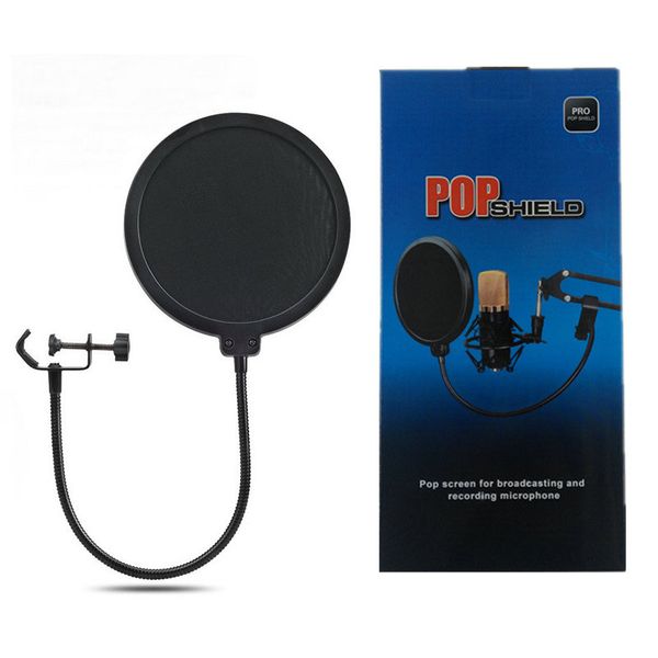 высококачественные микрофонные аксессуары metal pop filter shield двойной слой windscreen popfilter с микрофоном для студии резания
высококачественные микрофонные аксессуары metal pop filter shield двойной слой windscreen popfilter с микрофоном для студии резания