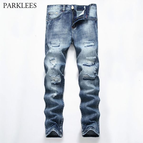 casual blue ripped straight jeans men 2018 brand wash coon slim fit hole jeans homme hip hop high street spijkerbroek mannen
casual blue ripped straight jeans men 2018 brand wash coon slim fit hole jeans homme hip hop high street spijkerbroek mannen