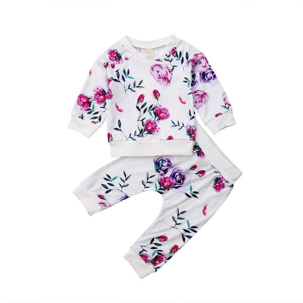 emmababy 2pcs newborn baby girls long sleeve floral t shirt+long pants outfits set 2018 lovely clothes 3-24m, White
emmababy 2pcs newborn baby girls long sleeve floral t shirt+long pants outfits set 2018 lovely clothes 3-24m, White