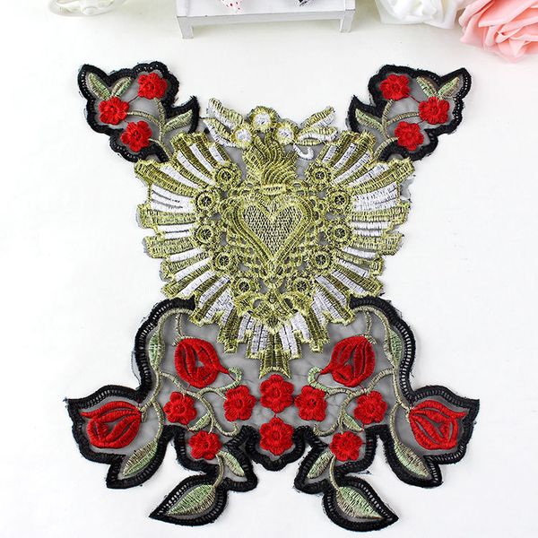 patches sew-on red rose flower embroidery patch motif applique for jacket women diy clothes sticker, Black
patches sew-on red rose flower embroidery patch motif applique for jacket women diy clothes sticker, Black