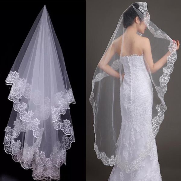 2019 vintage lace white ivory tulle wedding veils one layer bridal lace veil for wedding dresses gown veil, Black
2019 vintage lace white ivory tulle wedding veils one layer bridal lace veil for wedding dresses gown veil, Black
