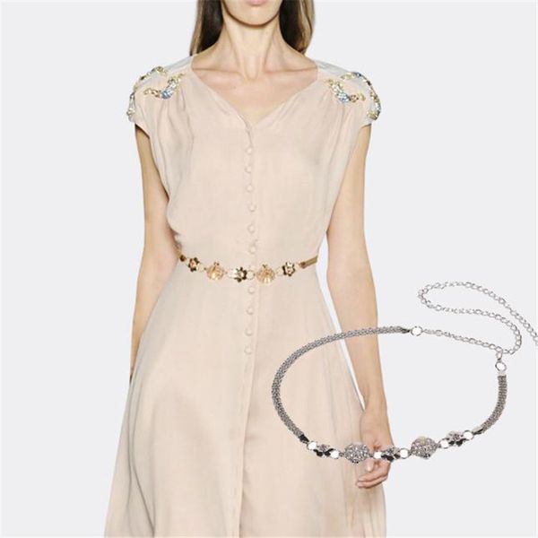 snowshine #3522 women's lady fashion metal chain style belt body chain ing, Black;brown
snowshine #3522 women's lady fashion metal chain style belt body chain ing, Black;brown