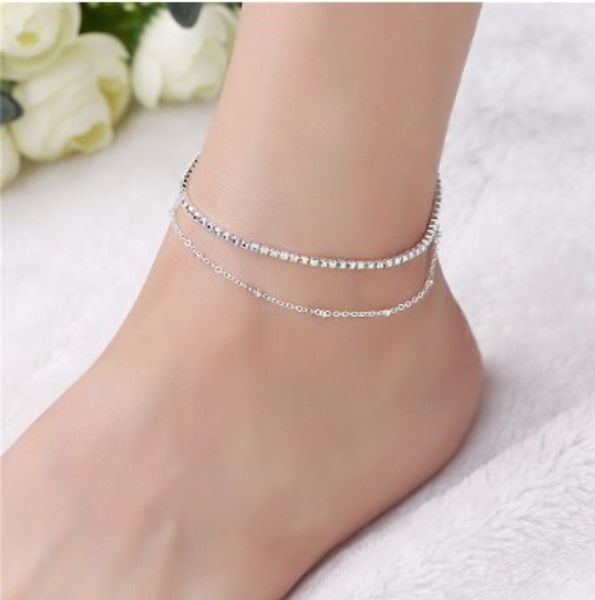 vintage 2 layer rhinestone ankle chain s925 sterling silver handmade ankle bracelets ankle chain womens anklet, Red;blue
vintage 2 layer rhinestone ankle chain s925 sterling silver handmade ankle bracelets ankle chain womens anklet, Red;blue