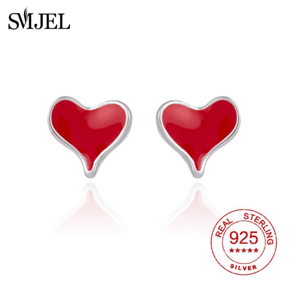 smjel 925 sterling silver red heart stud earrings for women tiny love heart girl earring lover gifts for friend, Golden;silver
smjel 925 sterling silver red heart stud earrings for women tiny love heart girl earring lover gifts for friend, Golden;silver