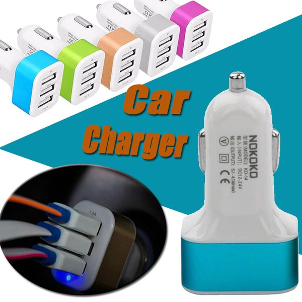 car charger mini traver adapter universal car plug triple 3 usb ports charging cable for iphone xs plus 2018 x 8 7 samung huawei xiaomi sony
car charger mini traver adapter universal car plug triple 3 usb ports charging cable for iphone xs plus 2018 x 8 7 samung huawei xiaomi sony