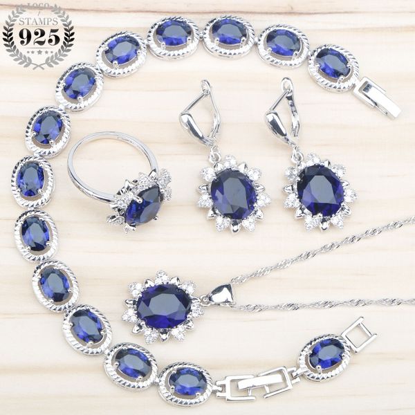 women blue zircon silver 925 costume jewelry sets women bracelets/pendant/earrings/rings stones for wedding set gift box, Slivery;golden
women blue zircon silver 925 costume jewelry sets women bracelets/pendant/earrings/rings stones for wedding set gift box, Slivery;golden