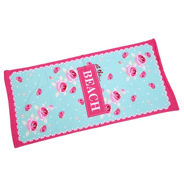 70*140cm pink rose with blue water flower shape absorbent microfiber bath beach towel drying washcloth swimwear shower
70*140cm pink rose with blue water flower shape absorbent microfiber bath beach towel drying washcloth swimwear shower