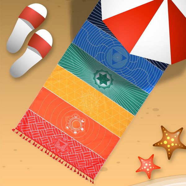 calofe 75*150 rainbow beach mat swimming bath towel blanket outdoor floor yoga mat polyester wall hanging tapestry stripe
calofe 75*150 rainbow beach mat swimming bath towel blanket outdoor floor yoga mat polyester wall hanging tapestry stripe