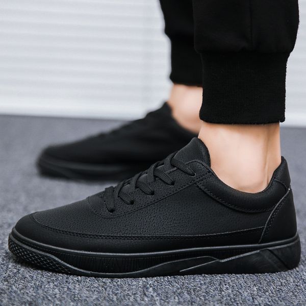 new autumn men's leisure shoes shoes korean version of the trend of men's wild student tide, Black
new autumn men's leisure shoes shoes korean version of the trend of men's wild student tide, Black