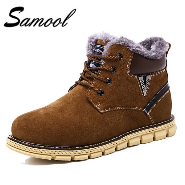 2018 winter ankle boots for men snow warm boots for men ankle lace up antiskid outdoor keep warm short plush fur winter xx4, Black
2018 winter ankle boots for men snow warm boots for men ankle lace up antiskid outdoor keep warm short plush fur winter xx4, Black