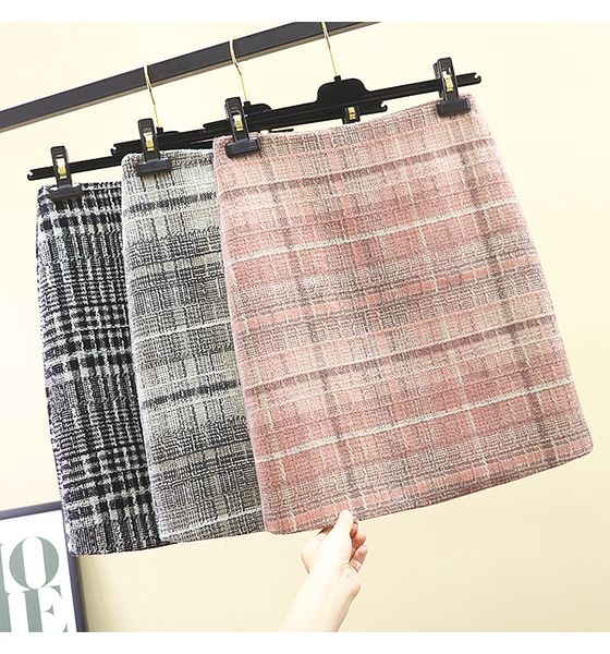 2018 autumn winter fashion women plaid woolen blend mini skirt beautiful female slim skirts good quality a536, Black
2018 autumn winter fashion women plaid woolen blend mini skirt beautiful female slim skirts good quality a536, Black