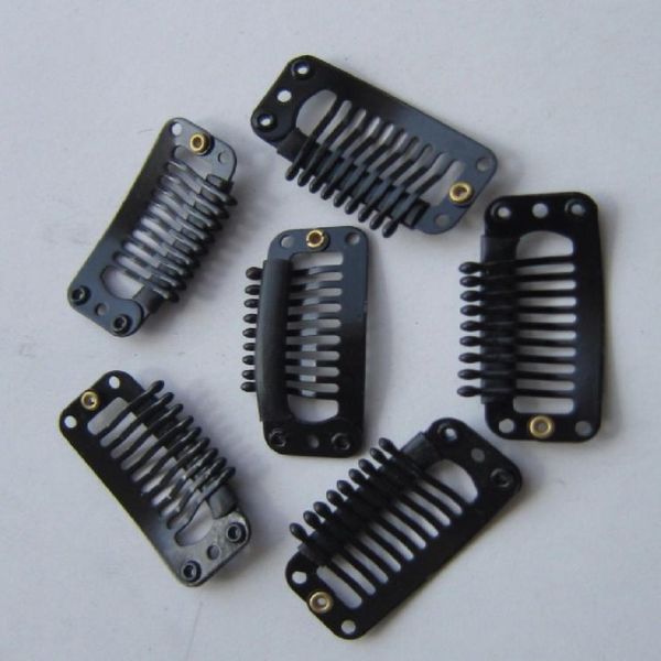 6pcs/pack 9 teeth u shape metal black hair snap comb clip for hair extensions hairpiece weft wig clips invisible fixation pins
6pcs/pack 9 teeth u shape metal black hair snap comb clip for hair extensions hairpiece weft wig clips invisible fixation pins