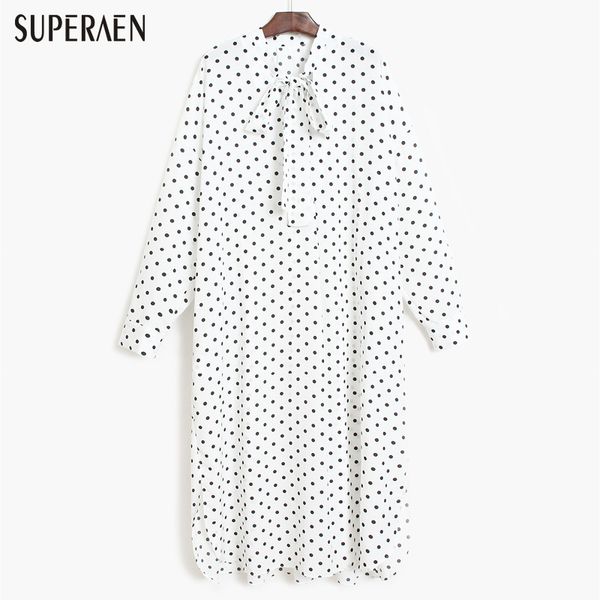 superaen vintage v-neck dress female korean style loose casual ladies long dress 2018 pluz size girls chiffon spring new, White;black
superaen vintage v-neck dress female korean style loose casual ladies long dress 2018 pluz size girls chiffon spring new, White;black
