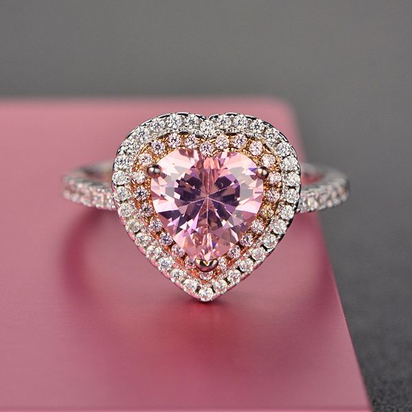 rings for women s925 sterling silver pink heart z gemstone fine jewelry romantic cute wedding engagement ring accessoires y1892607, Slivery;golden
rings for women s925 sterling silver pink heart z gemstone fine jewelry romantic cute wedding engagement ring accessoires y1892607, Slivery;golden
