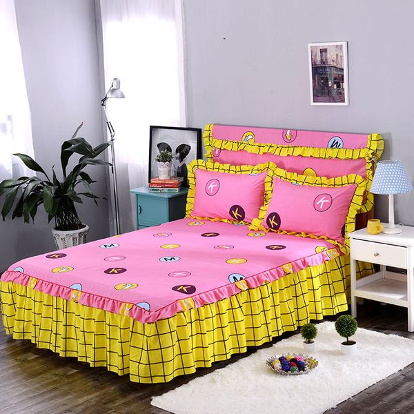 100% cotton bed skirt single piece / three-piece bed linen printing cover cartoon fruit home decoration
100% cotton bed skirt single piece / three-piece bed linen printing cover cartoon fruit home decoration
