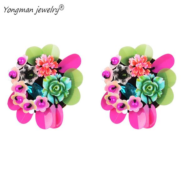 yongman handmade flower 2018 earrings cuff alloy sequin pearl resin rhinestone floral clip on earrings for women boho jewelry, Silver
yongman handmade flower 2018 earrings cuff alloy sequin pearl resin rhinestone floral clip on earrings for women boho jewelry, Silver