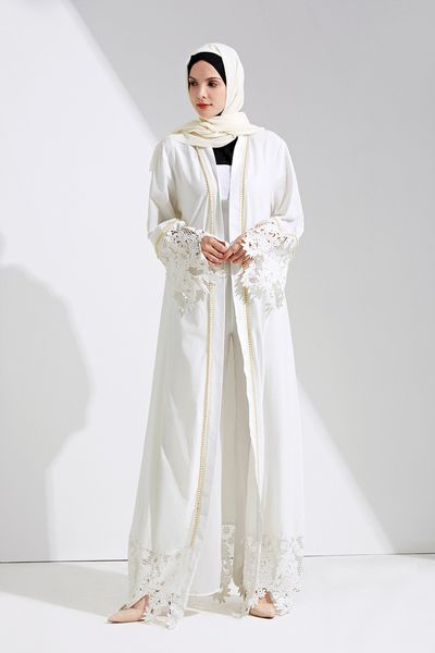 wholesale muslim women white lace abaya dress s-2xl plus size women long sleeve maxi cardigan for sale, Red
wholesale muslim women white lace abaya dress s-2xl plus size women long sleeve maxi cardigan for sale, Red