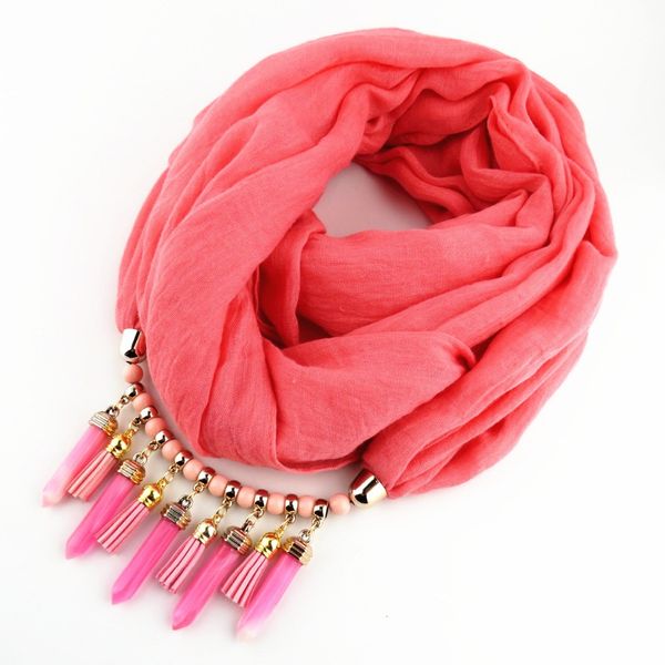 fashion stone scarf necklace scarves women necklace scarf lady tassel warm bohemian jewelry autumn, Blue;gray
fashion stone scarf necklace scarves women necklace scarf lady tassel warm bohemian jewelry autumn, Blue;gray