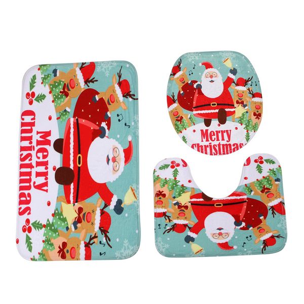 new design 3 pcs brand new merry christmas anti slip toilet carpet bathroom mat toilet mats for three sets of bath mat home decor
new design 3 pcs brand new merry christmas anti slip toilet carpet bathroom mat toilet mats for three sets of bath mat home decor