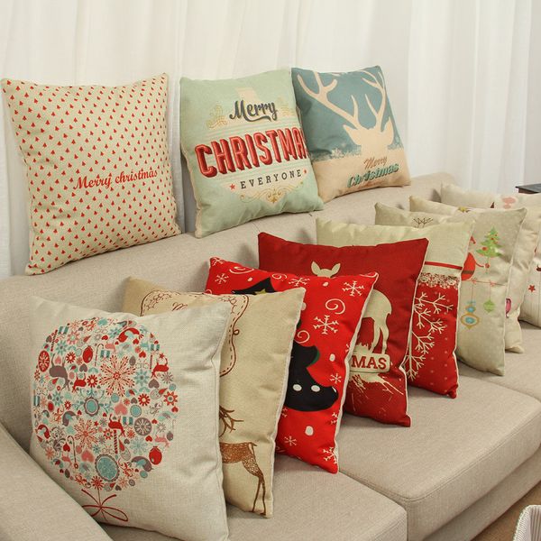 2018 christmas pillow case retro linen cushion cover 45*45cm square pillow case xmas pillow covers christmas decoration 11 designs tc181102
2018 christmas pillow case retro linen cushion cover 45*45cm square pillow case xmas pillow covers christmas decoration 11 designs tc181102