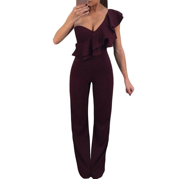 2017 summer ruffles jumpsuit women lace up beachwear casual one shoulder jumpsuits overall playsuits, Black;white
2017 summer ruffles jumpsuit women lace up beachwear casual one shoulder jumpsuits overall playsuits, Black;white